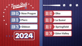 2024 FOX 9 Town Ball Tour schedule