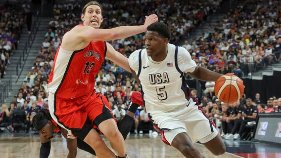 Anthony Edwards scores 26 in USA Olympic win over Puerto Rico