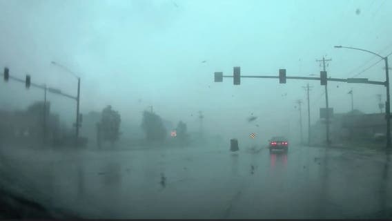 Storm sent debris flying into traffic in Iowa: Video