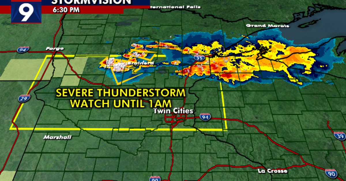 Minnesota weather: Severe thunderstorms Saturday night | FOX 9 ...