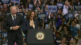 Kamala Harris, Tim Walz hold rally in Philadelphia