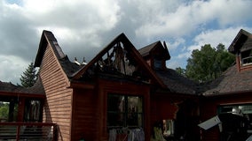 Lightning strike sparks fire at Elk River couple's dream home