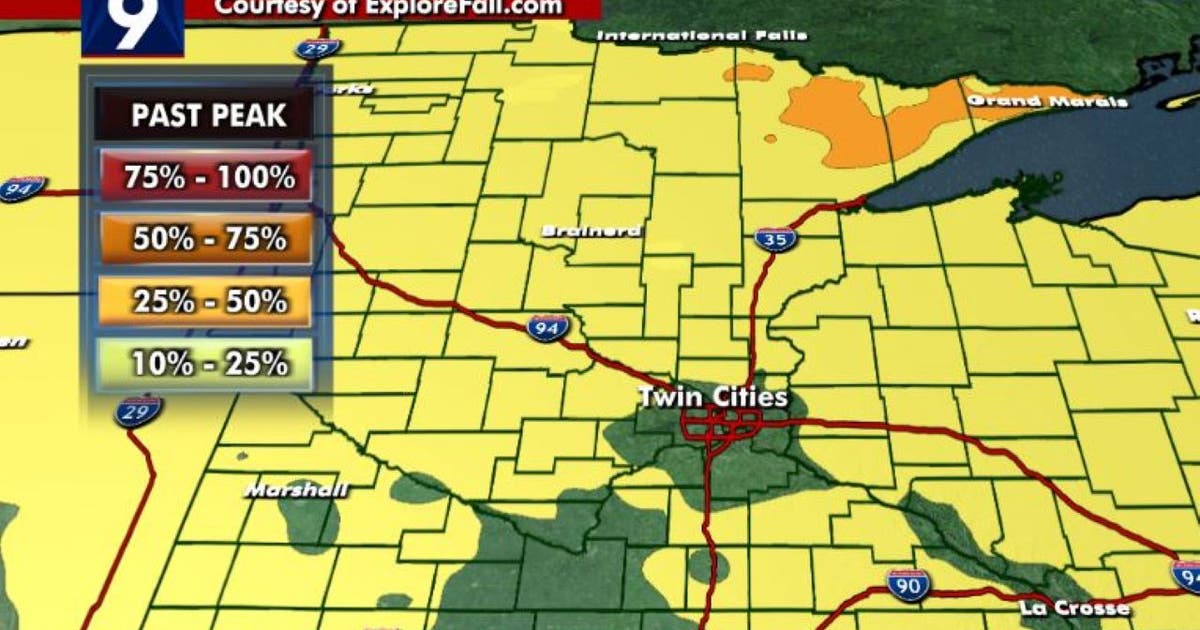 Minnesota fall colors forecast: Pockets of colors showing up | FOX 9 ...