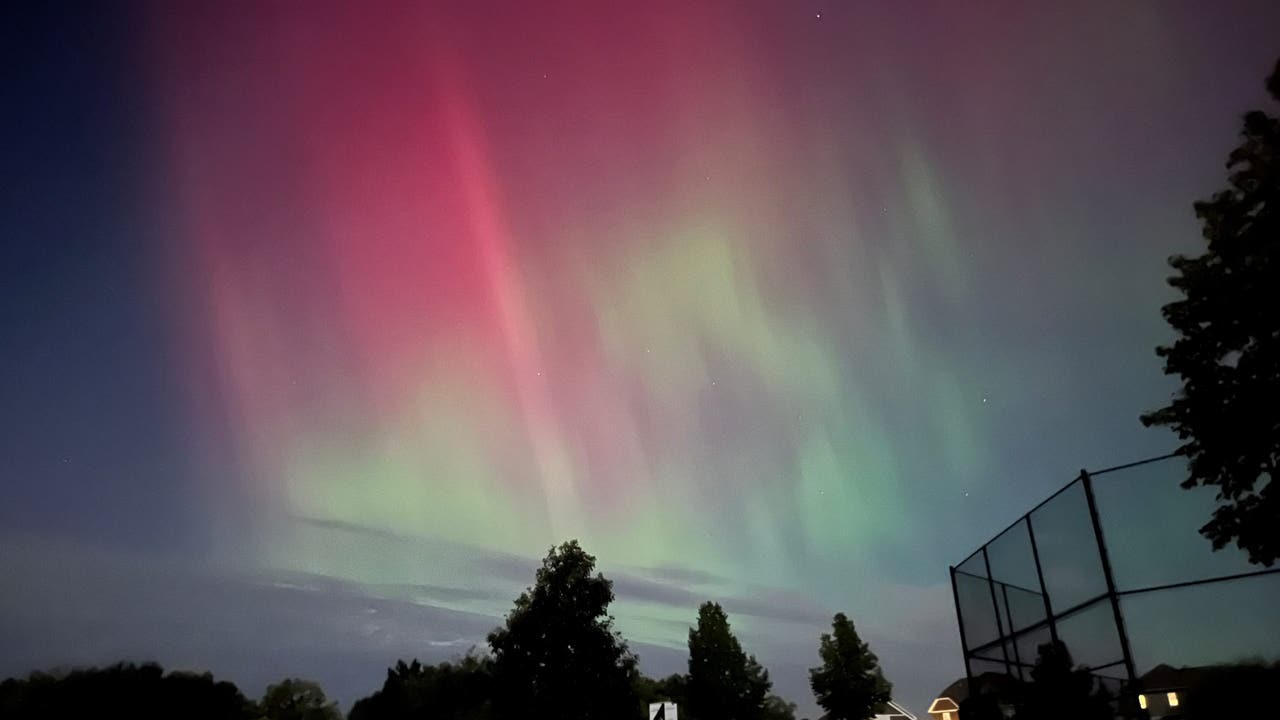 Northern Lights in MN Solar flares sets stage for aurora  FOX 9 MinneapolisSt Paul