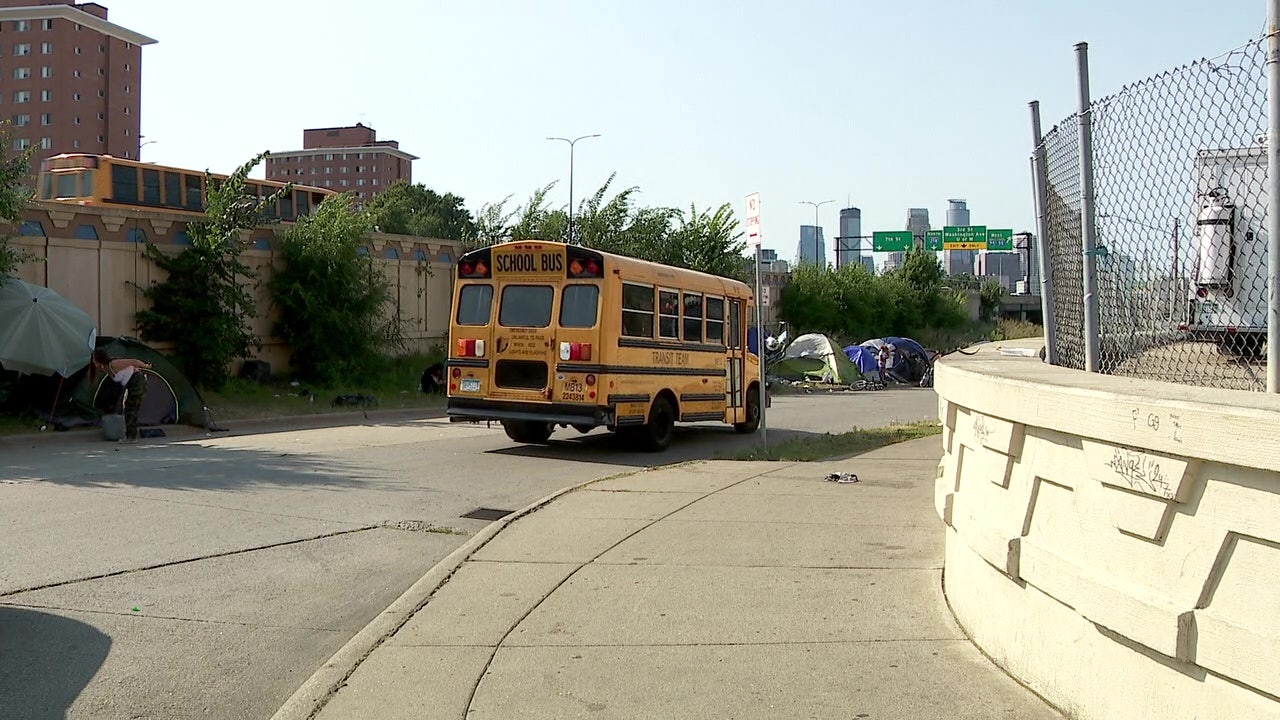 Minneapolis homeless encampment near school leaves residents worried