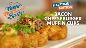 Halftime with Taste Buds: Bacon Cheeseburger Muffin Cups