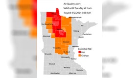 Air quality alert issued for parts of Minnesota on Labor Day