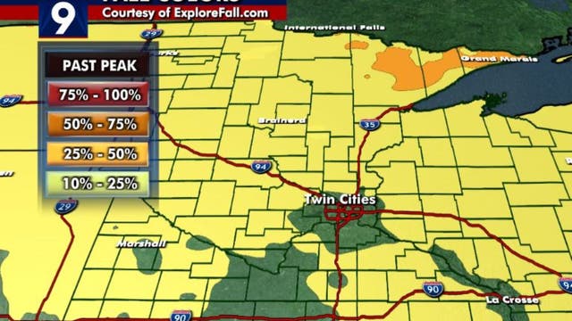 Minnesota fall colors forecast: Pockets of colors showing up