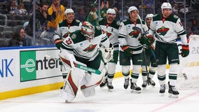 Filip Gustavsson gets rare goalie goal in Wild’s win at St. Louis