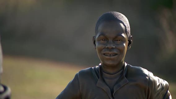 Barway Collins honored with statue at Becker Park in Crystal