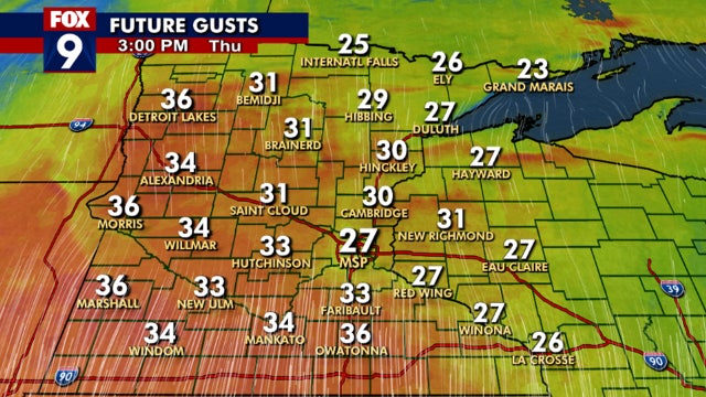 Minnesota weather: Sunny, warmer and windy Thursday