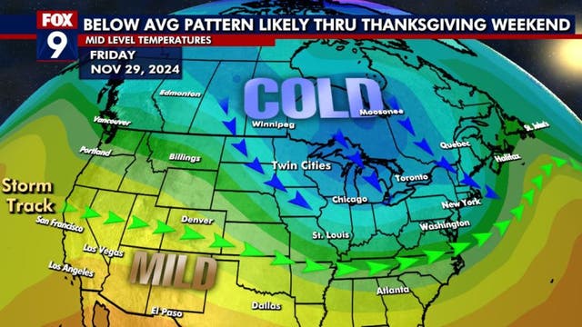 MN weather: Reasonably quiet, but cold for your Thanksgiving travel
