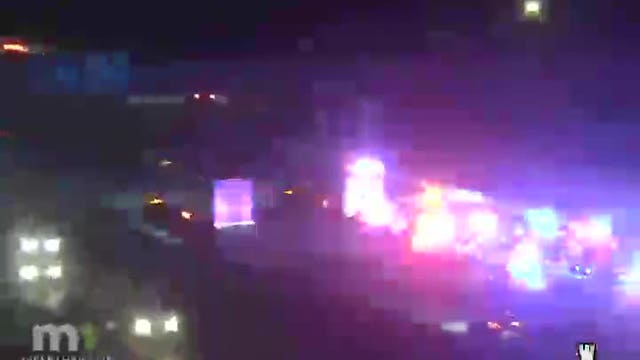 Semi driver fatally pinned while working on vehicle off of I-494