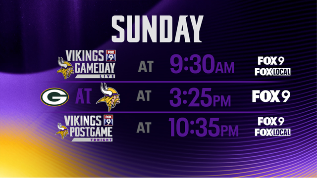 Vikings-Packers: How to watch Minnesota vs. Green Bay on FOX 9