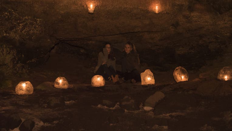 Luminaries at Gooseberry Falls State Park