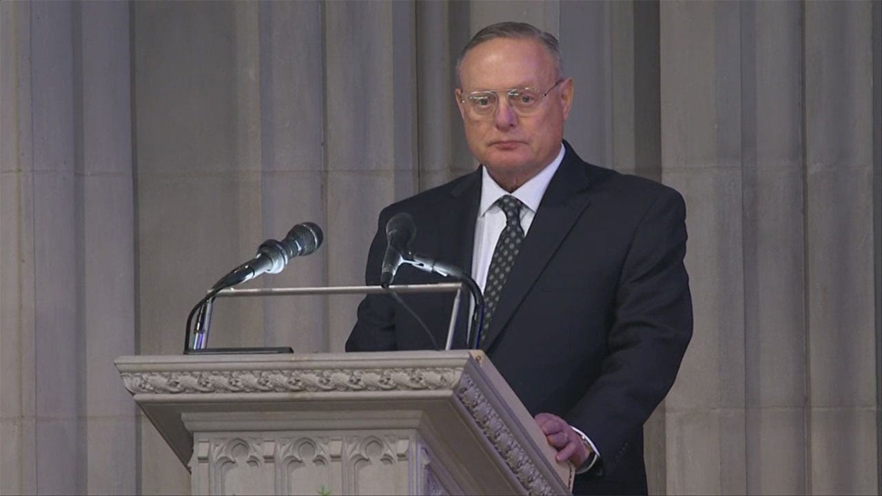 Mondale and Ford’s eulogies written for Carter read by sons at funeral