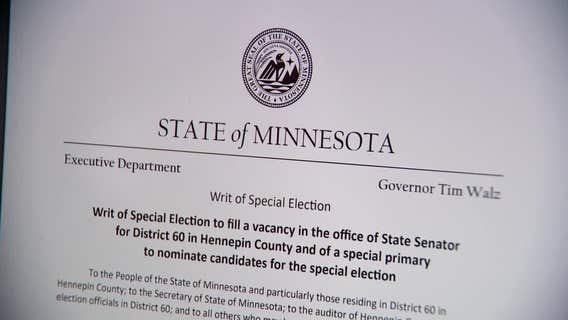 MN election: Senate District 60 heading to special primary and election