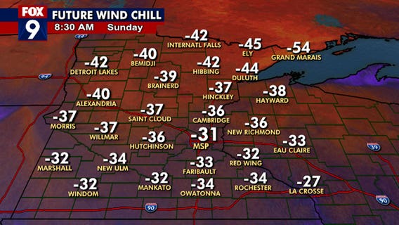 MN weather: Extreme cold ahead for the weekend