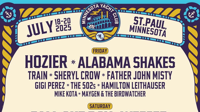 Minnesota Yacht Club Festival 2025 lineup, ticket prices announced