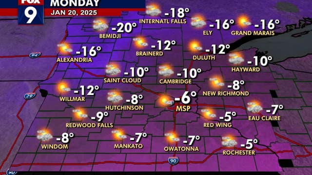 MN weather: Martin Luther King Jr. Day could be the coldest day in 6 years