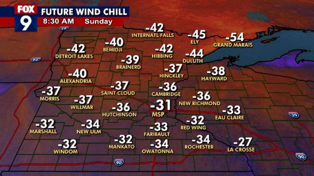 MN weather: Extreme cold ahead for the weekend