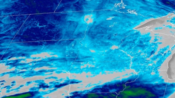 It's so cold in Minnesota, satellites think the Midwest is a cloud