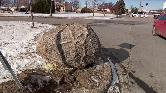 Rock near Walmart parking lot becomes Cambridge staple