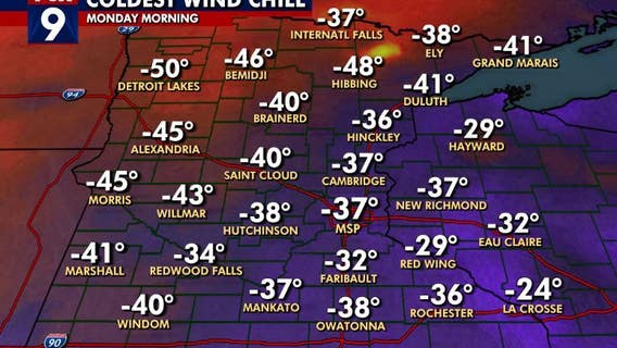 Minnesota weather: How cold it got Monday morning