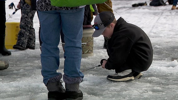 Free ice fishing event brings in young anglers on Lake Minnetonka