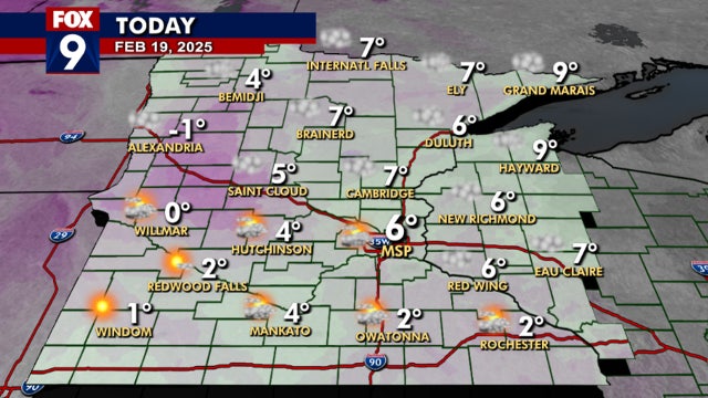 Minnesota weather: Staying bitter cold Wednesday; turning quite warm next week