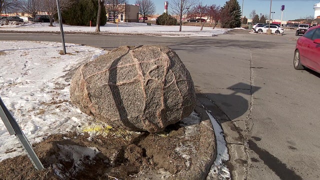 Rock near Walmart parking lot becomes Cambridge staple