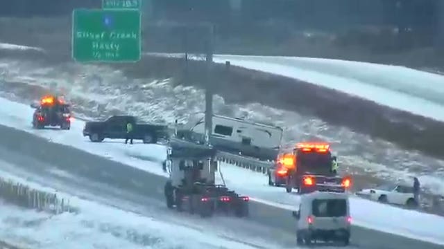MN weather: Snowy roads lead to 137 crashes, 1 fatality on Monday