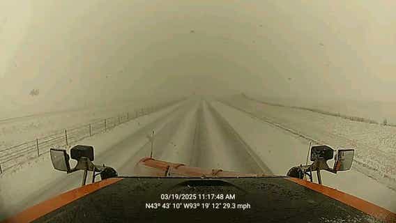 MN weather: Heavy snow in southern Minnesota; cloudy, windy for Twin Cities