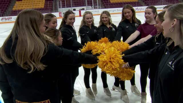 Gopher hockey cheer team is drawing skaters from out of state