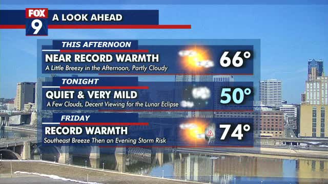 Minnesota weather: Bright, warmer and a little breezy on Thursday