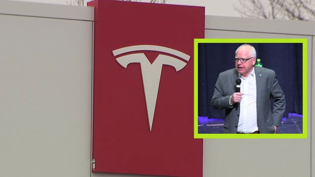 Gov. Walz walks back Tesla comments as owners face vandalism