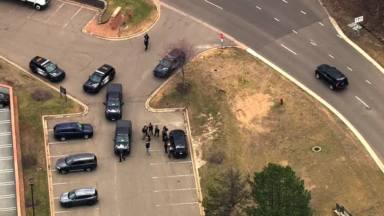 Large police presence at United Healthcare in Minnetonka