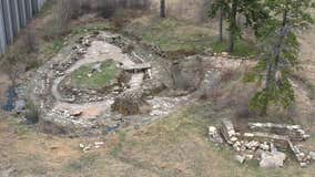 St. Louis Park's 1930s-era historic rock garden damaged with screwdrivers, chisels