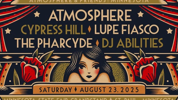 Atmosphere & Friends: Minnesota coming to State Fair Aug. 23