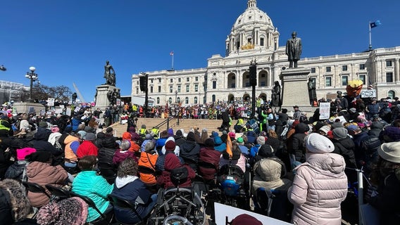 'Hands Off!' rally draws thousands of protesters to MN State Capitol