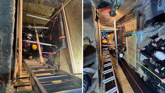 Drain worker rescued in Minneapolis after being trapped in hole