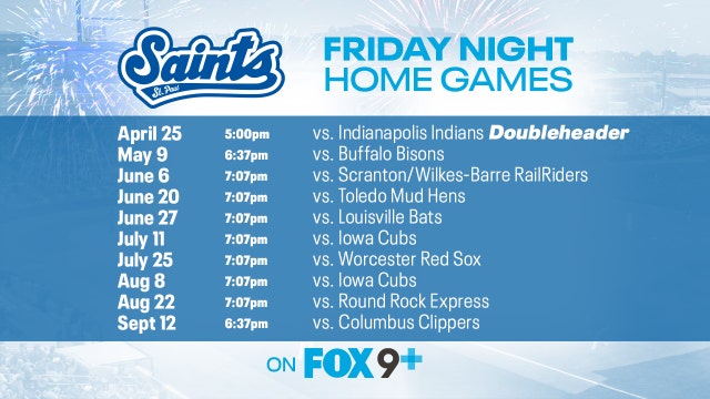 How to watch St. Paul Saints on FOX 9+ this season