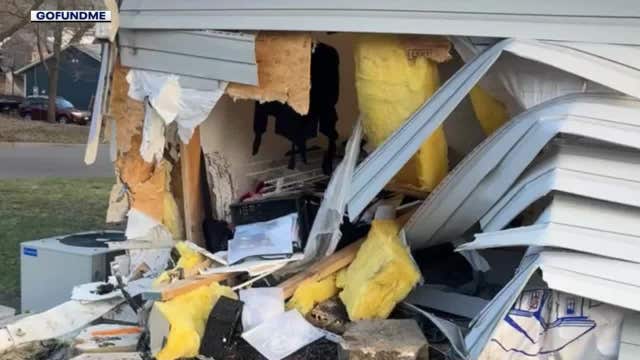 Neighbors describe 13-year-old crashing car into Robbinsdale home