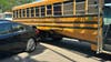 2 kids hospitalized after dump truck, school bus collide in Chaska