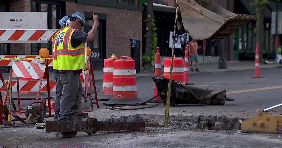 West 7th Street reopens to local traffic after sinkhole in downtown St ...
