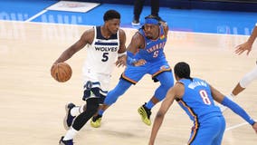 Anthony Edwards gets Timberwolves playoff scoring record in Game 2 loss to Thunder