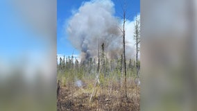Jenkins Creek wildfire in St. Louis County destroyed building