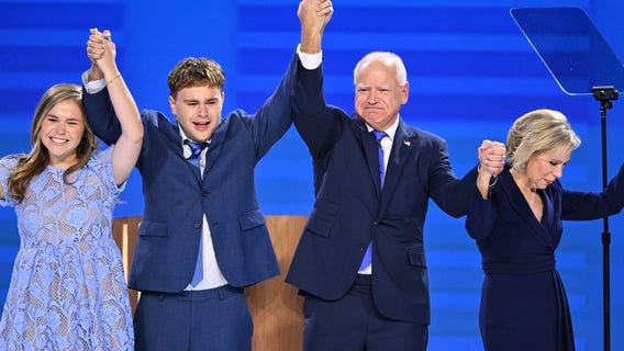 Gus Walz opens up about emotional moment at 2024 DNC