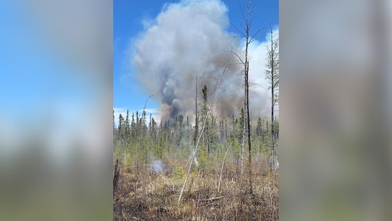 Jenkins Creek wildfire in St. Louis County destroyed building