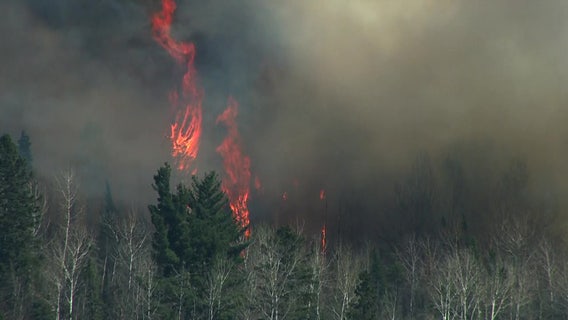Another Red Flag warning in effect for most of MN as wildfires rage